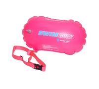 Jiuvaso Nuoto per nuotatori in acque libere, Galleggiante da Traino Gonfiabile, ausilio per l'allenamento Impermeabile, Borsa stagna Gonfiabile, Rosa Rossa