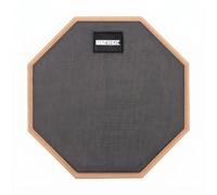 Jiuvaso Pad Allenamento Batteria Pratica Batteria Tappetino Percussioni Piatto Silenziatore Superficie in Gomma per Allenare Timing E Controllo Mani Adatto, Nero
