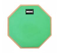 Jiuvaso Pad Allenamento Batteria Pratica Batteria Tappetino Percussioni Piatto Silenziatore Superficie in Gomma per Allenare Timing E Controllo Mani Adatto, Verde