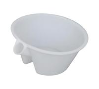 Jiuvaso Paletta per annaffiare Il Giardino, attrezzo da Giardino, Secchio, attrezzo da Giardinaggio per Lavare i Capelli, mestolo per Acqua di Grande, Bianco