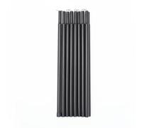 Jiuvaso Palo Tenda Palo Supporto Montante Telone Asta Canopy in Ferro Robusto con Base Antiscivolo E Perno Integrato Altezza, Nero, 16mm Una Coppia Di Dieci Sezioni 2 Metri