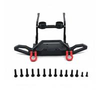 Jiuvaso Parafango Anteriore Auto Elettrica RC Frontale Protezione Chassis Alluminio 6061 CNC 110g Compatibile 1/12 H12Y H12Y Plus Adatto per Sentieri Montani Prove Tecniche, Black
