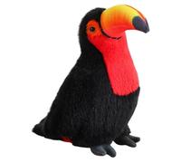 Jiuvaso Peluche a Forma di, Robusto, Multifunzionale, Regalo Souvenir, Bambola di pezza realistica per Soggiorno, Vacanza, Ristorante, Hotel, Rosso