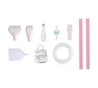 Jiuvaso Penna per trapano per pittura a diamante acuum Strumenti per l'arte del diamante fai da te Include 3 teste multiple per la decorazione di hobby, Penna Rosa Crepata