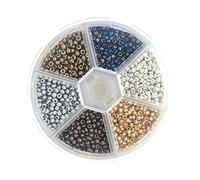 Jiuvaso Perline per Legare Le Mosche, Perline scanalate, Materiale per Legare Le Mosche Fai da Te, Amo a jig ad Affondamento rapido, attrezzo da Pesca per, Metallo 3mm