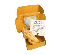 Jiuvaso Piccolo Peluche a Forma di Orso, tenero e Morbido, Mini Peluche per Laurea, Shower, scolastici, Marrone