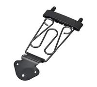 Jiuvaso Ponte per chitarra a 6 corde, ponte fisso per arpa, riparazione corde, fermacorde, piastra di estrazione in metallo portatile, accessori per strumenti, Nero