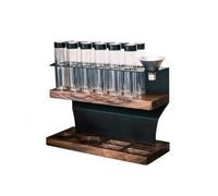 Jiuvaso Porta Chicchi di Caffè Espositore Scaffale Supporto Contenitore Stazione Caffè Ben Visibile con Accesso Facile Ai Contenuti Adatto per Servizio Clienti Bar Reception Casa
