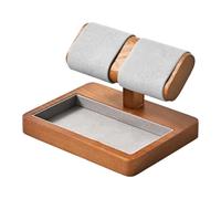 Jiuvaso Porta orologi in legno, elegante espositore per orologi da tavolo, per la casa, e anelli