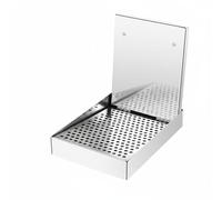 Jiuvaso Pressa per Alimenti in Acciaio Inossidabile con Piastra Ispessita E Manico Rinforzato per Rimuovere Olio da Fritture E Patatine Adatta per Cucina E Ristorazione, S