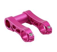 Jiuvaso Prolunghe per Manubrio Bici, Estensione Manubrio con Doppio Morsetto di Montaggio, robuste prolunghe per Bici, Rialzo per la Maggior Parte delle, Rosa Rossa