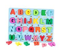 Jiuvaso Puzzle Digitale 'alfabeto per Bambini, Gioco Educativo con Forme E Figure, Ideale Come Regalo, Lettere maiuscole, Taglia unica bambino