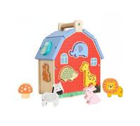 Jiuvaso Puzzle Educativo per Bambini Gioco Apprendimento Animali Incastri Forme Ordinamento Pezzi Allenamento Concentrazione Problem Solving Adatto a Cameretta Casa Viaggio