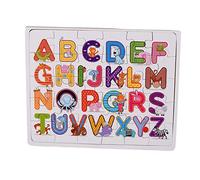 Jiuvaso Puzzle Gioco Educativo Bambini Puzzle Legno Blocchi Gioco Sviluppo Coordinazione Visiva E Manuale Adatto per Bambini Piccoli Scuola