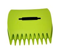 Jiuvaso Raccoglitore Manuale con Cinghia Regolabile 2 PCS per rifiuti da Giardino 34x24,5 cm, Verde