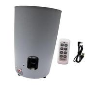 Jiuvaso Robot da, Macchina per Palline da, Telecomando, Portatile, Automatico, per Allenamento autonomo, intrattenimento, Grigio