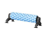Jiuvaso Rullo di Schiuma per Fitness, Rullo per, Colonna per Allenamento in Eva ad Alta densità con 4 Ventose per allungamento Braccia, Pilates, Sport, Blu