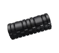 Jiuvaso Rullo di Schiuma per, Rullo Compatto per Esercizi, Strumento per Massaggio Completo del Corpo ad Alta densità, Attrezzatura per Il Fitness per, Nero