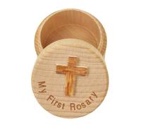 Jiuvaso Scatola dei ricordi, scatola commemorativa per battesimo, espositore decorativo, ornamento, il, portagioie in legno per spille,