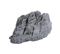 Jiuvaso Scultura in Pietra Sintetica per L'architettura del Paesaggio, Accenti Fotografici Durevoli, Finitura Naturale per L'area del Patio, 24x19x14cm