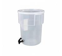 Jiuvaso Secchiello Dosatore Bevande Recipiente Contenitore Distributore Erogatore Portatile con Struttura Facile da Spostare, Secchio Per Succo Rotondo In PP Da 20L Senza Base