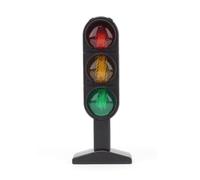 Jiuvaso Semaforo Stradale per Bambini Traffico Giocattolo Interattivo Automatico Rosso Funzioni Luminose Adatto per Educazione , Medio , Semaforo Nero Di Medie Dimensioni In Busta