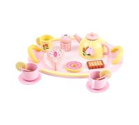 Jiuvaso Set da tè per Bambini, Set da Gioco per Il tè pomeridiano, Gioco di Ruolo educativo Realistico con teiere e Tazze per Regalo di Compleanno