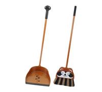 Jiuvaso Set di Piccoli Aiutanti Domestici: Mini Scopa con Paletta, Set di Scopa per Bambini, Giocattoli per La Pulizia per L'asilo, per Bambine E Bambini, procione 2 pezzi