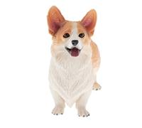 Jiuvaso Simulazione di Animali Selvatici, Modello di Statuetta, Set di Gioco per Bambini, Divertimento Assicurato, Welsh Corgi a