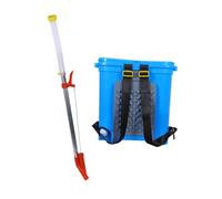 Jiuvaso Spandiconcime Manuale con Secchio a Zaino, Strumento per La Fertilizzazione del Mais, Multiuso, Leggero, a Risparmio di Manodopera per Le Verdure