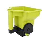 Jiuvaso Spargitore Manuale a manovella, Accessori Portatili, Versatile, Riutilizzabile, Durevole, attrezzo da Giardinaggio per fertilizzanti, Giallo