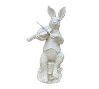 Jiuvaso Statua da Giardino a Forma di Coniglio, Scultura di Coniglio, Grazioso Artigianato, Decorazione di Animali, Decorazioni per Esterni per L'Arte del, Style B