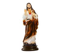 Jiuvaso Statua di cattolico, Statuetta Religiosa, Collezione di opere d'Arte per la casa, Scultura in Resina, per Feste in Soggiorno in Stile