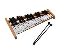 Jiuvaso Strumento a percussione compatto Glockenspiel Xilofono a 27 note, giocattolo per pianoforte a percussione a mano, per esibizioni dal vivo, eventi,