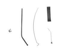 Jiuvaso Supporto per Lampada a Sospensione, Supporto per Lampada da Esterno, Gancio per Luce Solare, per Uomini, Padre, Pesca, Viaggi, Picnic, Nero 1 Sezione