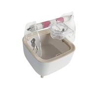 Jiuvaso Supporto per WC per Pappagalli, Stazione per Escrementi, Animali Interattivi, Trespoli per Spazzolare Il Becco, Punto Fisso per Escrementi, Trespoli P, Rosa