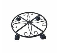 Jiuvaso Supporto Piante Mobile Carrello Vaso Porta Vaso Ruote Ferro Resistente con Rotelle Fluide per Riposizionare le Piante Senza Sollevarle Adatto per Appartamento Pulizia Quotidiana, Style A
