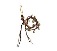 Jiuvaso TAMBOURINE Cymbal Ching Mountable Portable Drum Hi Hat Bell Drum Tambourine, Rosso