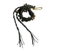 Jiuvaso TAMBOURINE Cymbal Ching Mountable Portable Drum Hi Hat Bell Drum Tambourine, Verde