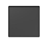 Jiuvaso Tappetino in silicone per frigorifero e congelatore, accessori per elettrodomestici, vaschetta raccogligocce per congelatore, 50,8 x 50,8 x 1,5 cm, Nero Pieno