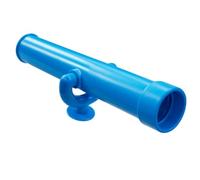 Jiuvaso Telescopio per Bambini Cannocchiale Giocattolo per Castello Accessorio per Casette Montaggio con Viti Inclusi Design Coinvolgente Senza Ottiche Vere, Azzurro Cielo