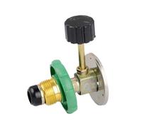 Jiuvaso Valvola di Ricarica del Gas per Esterni, Portatile, compatta, Robusta, Adattatore per valvola di riempimento bombola per Picnic, Viaggi all'aperto