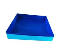 Jiuvaso Vassoio per sabbiera per Bambini, Tappeto da Gioco, Tessuto Oxford, Liscio, Ispessito, Vassoio da Gioco sensoriale Portatile Riutilizzabile, sabbiera, Blu 50x50 Cm