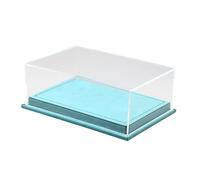 Jiuvaso Vetrina in Acrilico per Modellini di Auto, Antipolvere, in 1/64, con Protezione E Contenitore per Auto Pressofuse E Oggetti da Collezione, Verde