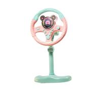Jiuvaso Volante Giocattolo simulato, simulatore di Guida, Piccolo Giocattolo educativo per Bambini e Bambine, Regalo di Compleanno, Rosa