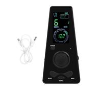Jiuvaso Volume elettronico Volume regolabile Bambini Easy trasporto di visualizzazione a LED Specer BEAT Speed Regola per di chitarra Guzheng, Nero