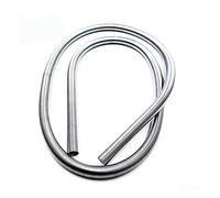 jiuxinyun 1 pz/lotto Filo 0.6mm 0.7mm 0.8mm 1.0mm 1000 cm 1 Metro In Acciaio Inox Molla di Tensione Molla di Estensione Fuori Dia 4mm A 12mm(0.6x8x1000)