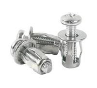 jiuxinyun 15 pz M4 M5 M6 M8 Petalo Rivetti Dado Martinetti Dadi Auto Vite di Metallo for Parete Cava Ferro Pelle Petalo Dado lanterna di espansione(15pcs M8)