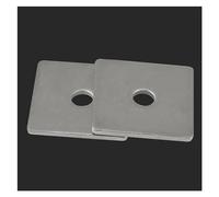 jiuxinyun 2-20 pz Rondelle Piatte Quadrate M3 M4 M5 M6 M8 M10 M12 M14 M16 Guarnizione Distanziatrice Piatta in Acciaio Inossidabile 304 A2(M10x40x2.0(2pcs))
