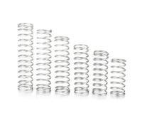 jiuxinyun 20 pz/Lotto 0.7mm 0.7x5/6/7/8/9/10/11/12 * L Molla di Compressione in Acciaio Inox Lunghezza 10-50mm(15mm,OD 8MM 20PCS_0.7MM)